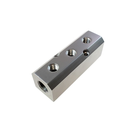 Coilhose Pneumatics 3 Port High Flow Manifold 1/2" In 1/4" Out 3034